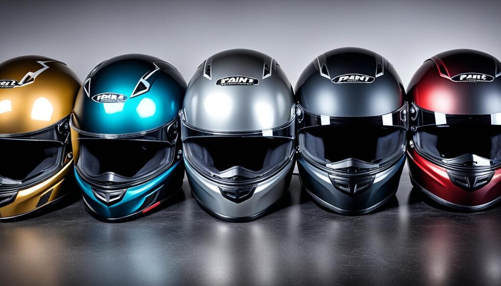 best paint for motorcycle helmets