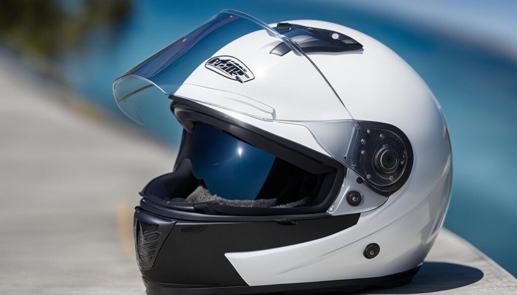 how to clean motorcycle helmet visor