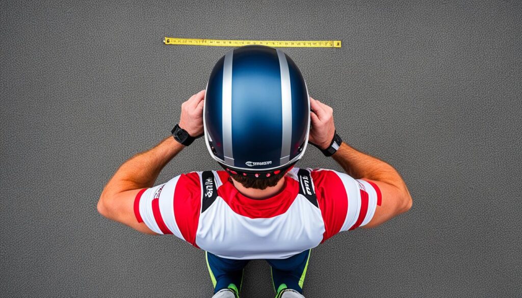 how to measure head for helmet
