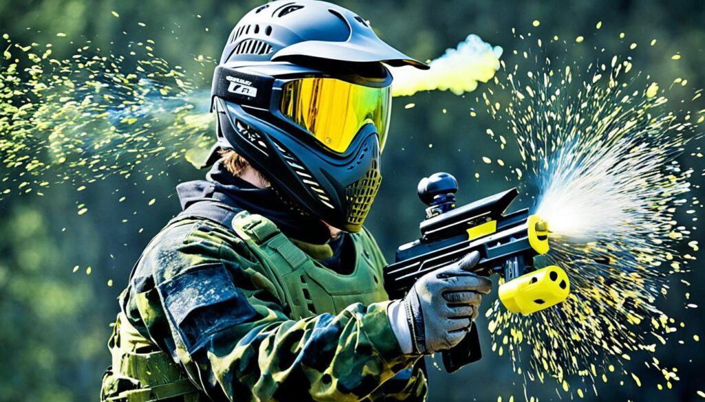 paintball safety helmet