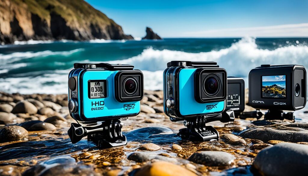 waterproof action cameras
