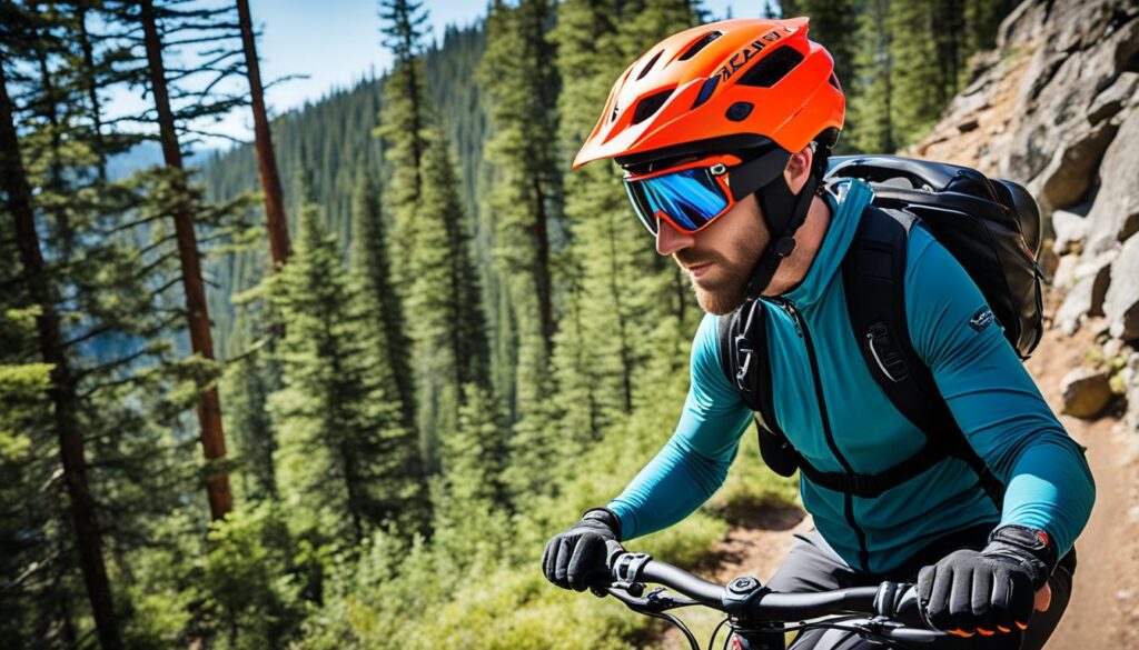 downhill cycling head protection